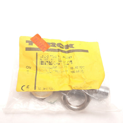New Turck Bi5-M18-AD4X-H1141 Inductive Proximity Sensor, 5mm, 10-65VDC, 4-Pin M12