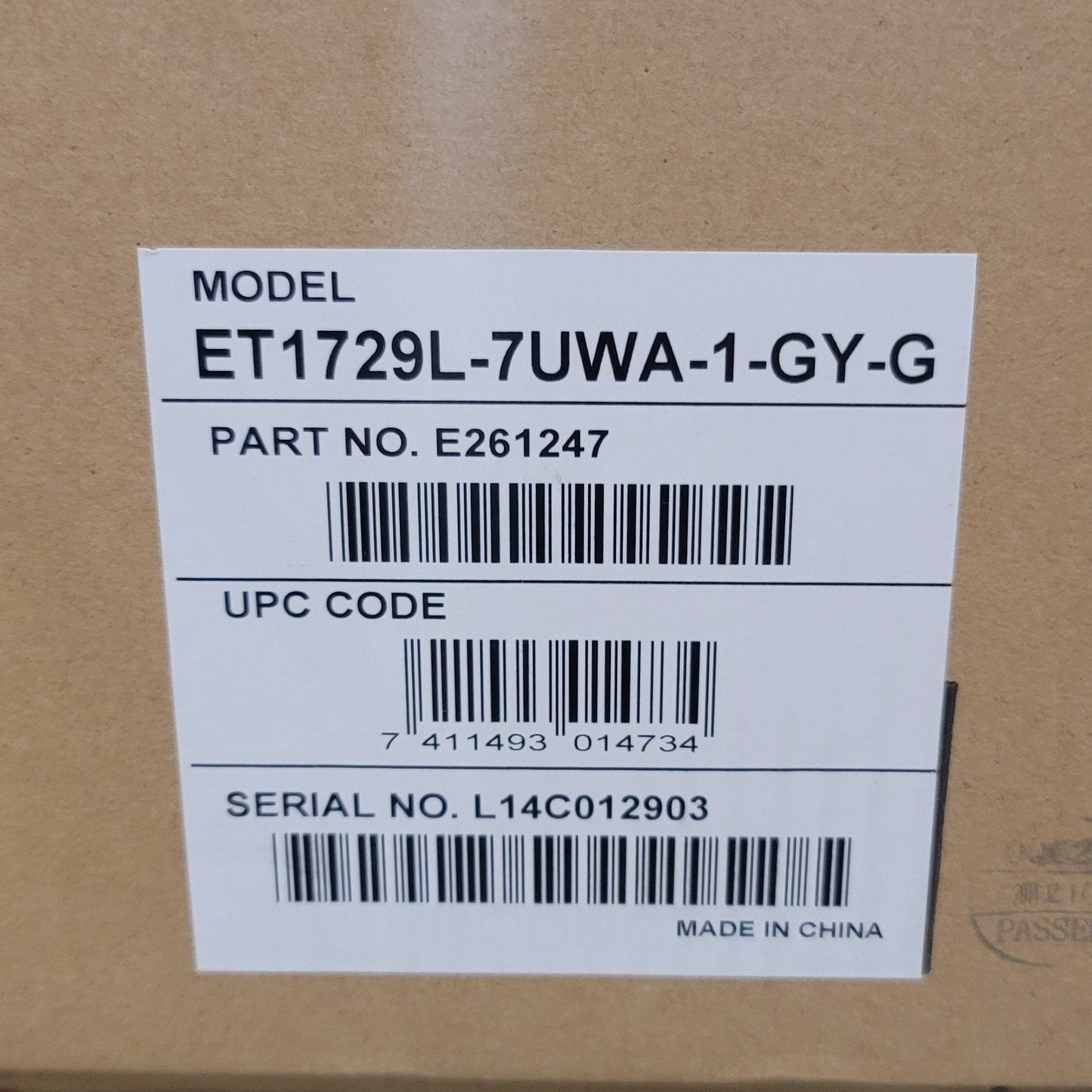 New ELO E261247 AccuTouch 17" Touchscreen LCD Monitor 1280 x 1024 VGA, DVI, USB