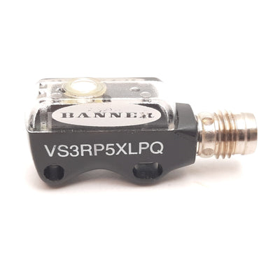 Used Banner VS3RP5XLPQ Photoelectric Sensor, Polarized Retro, 250mm, 10-30VDC, PNP