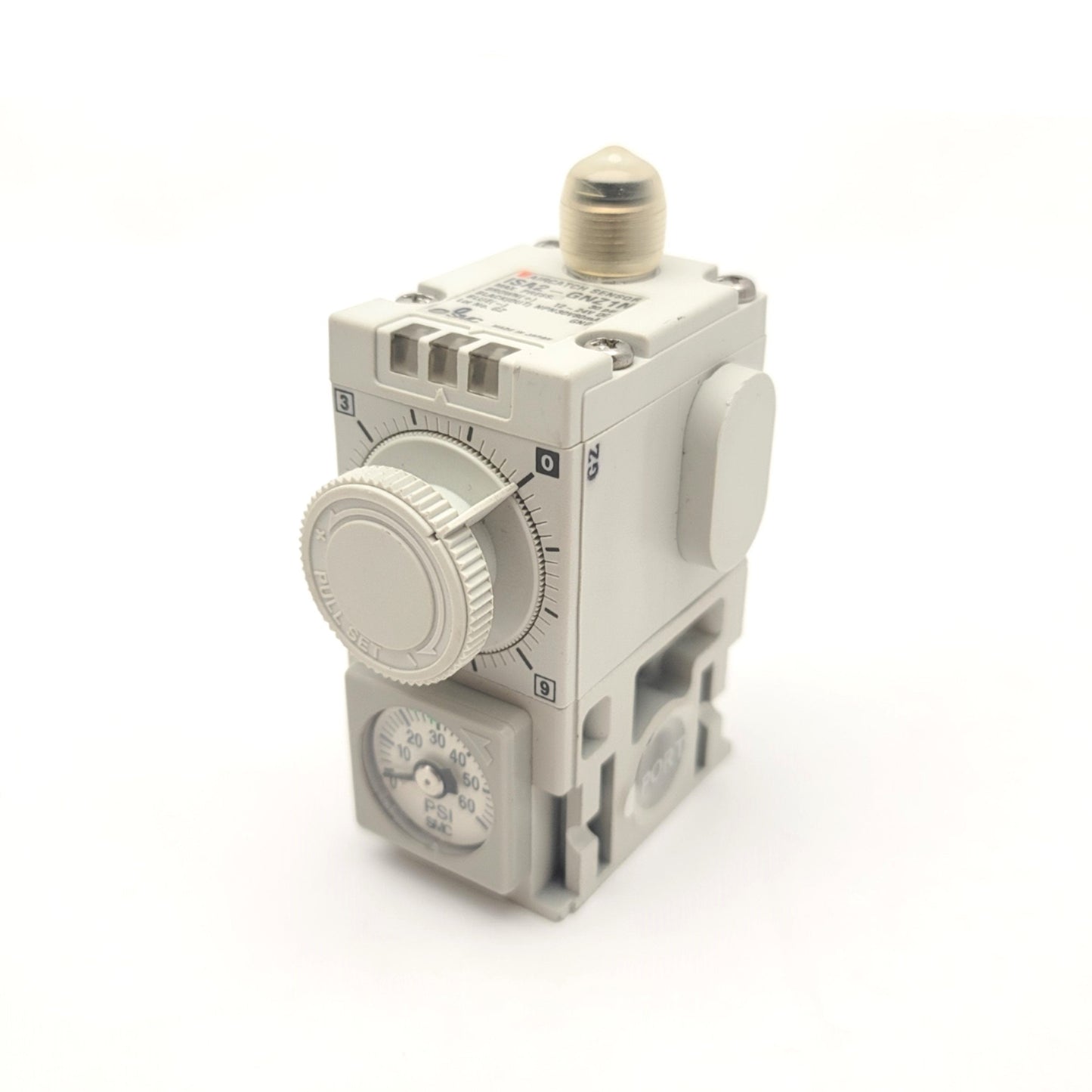 New Other SMC ISA2-GNZ1N Air Catch Sensor .01-.25mm, 30-200kPa, 12-24VDC, NPN, M12, 1/8NPT