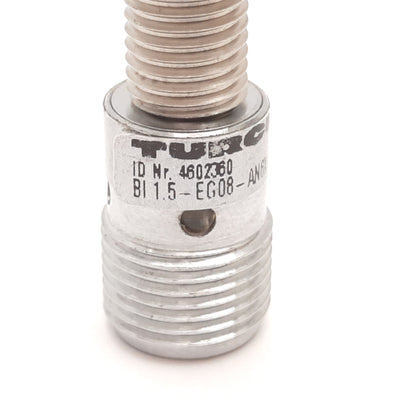 Used Turck Bi1.5-EG08-AN6X-H1341 Inductive Proximity Sensor, 1.5mm, 10-30VDC, NPN N/O