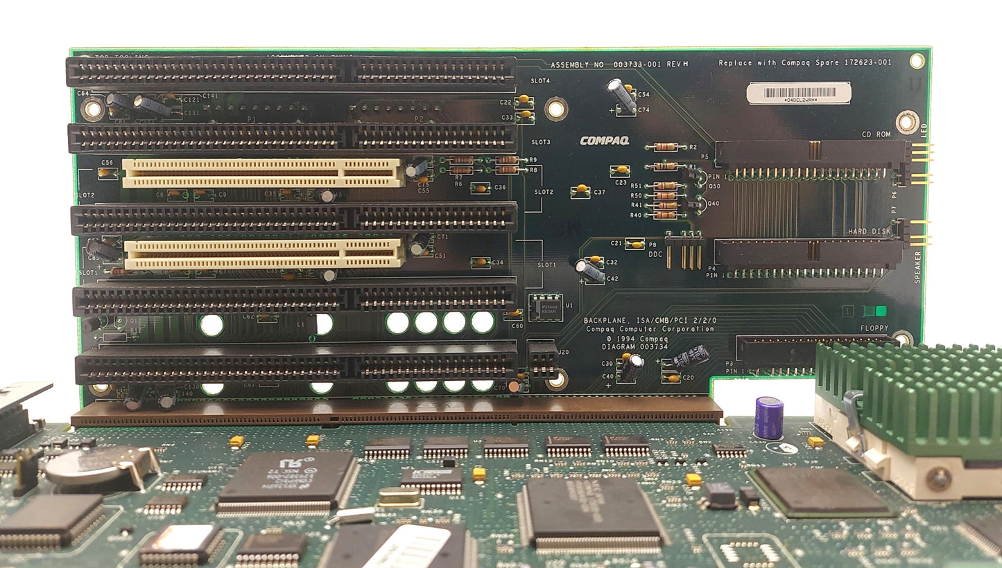 Used Compaq DeskPro 5133 Motherboard & Backplane, Intel Pentium 133MHz, 32MB RAM