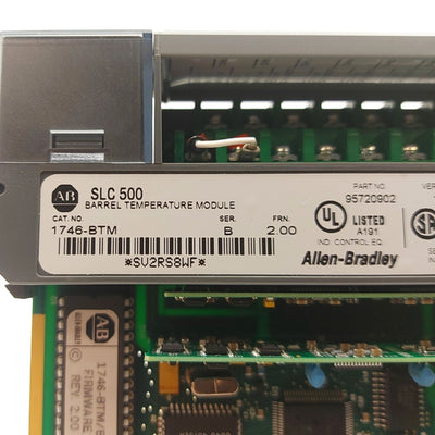 Used Allen Bradley 1746-BTM Series B SLC 500 Barrel Temp Module 4x J/K Thermocouples