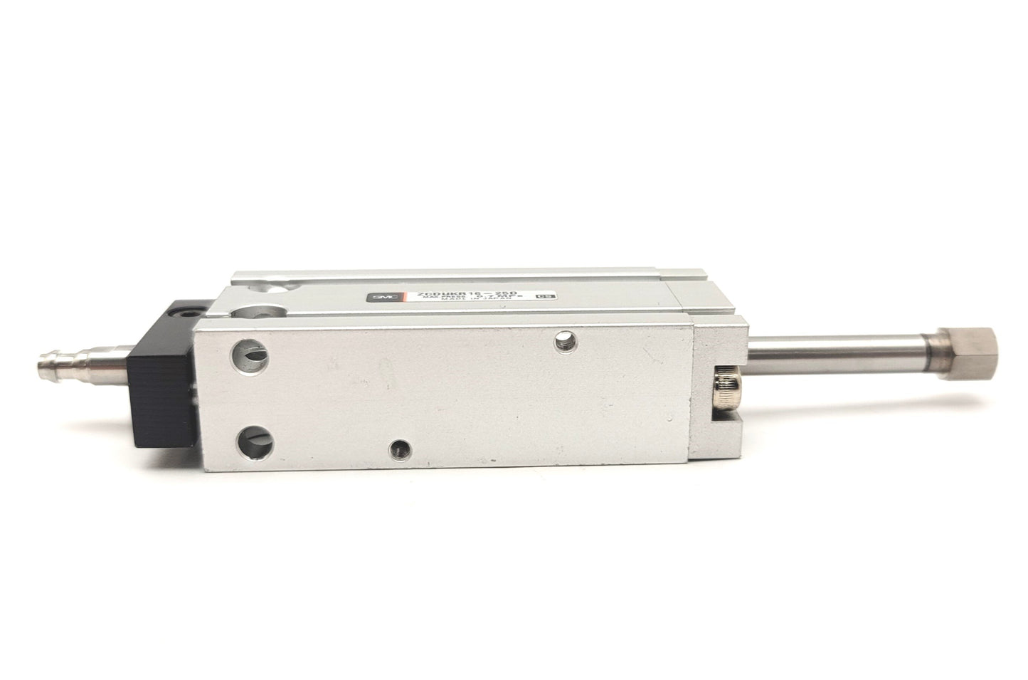 Used SMC ZCDUKR16-25D Free Mount Cylinder For Vacuum Bore: 16mm, Stroke: 25mm, 0.7MPa