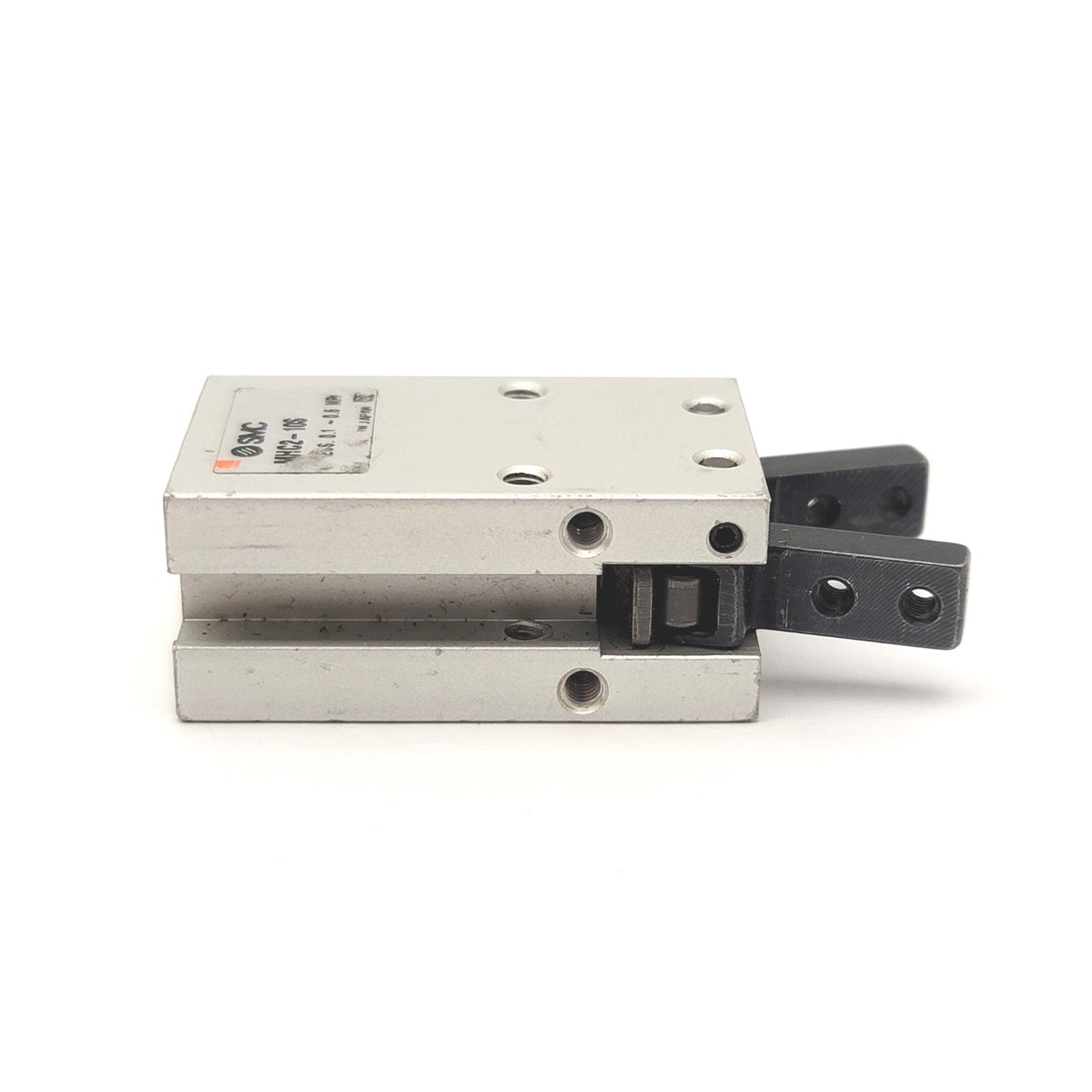 Used SMC MHC2-10S Angular 2-Jaw Pneumatic Gripper Spring Return 0.25-0.6MPa, 0.070Nm