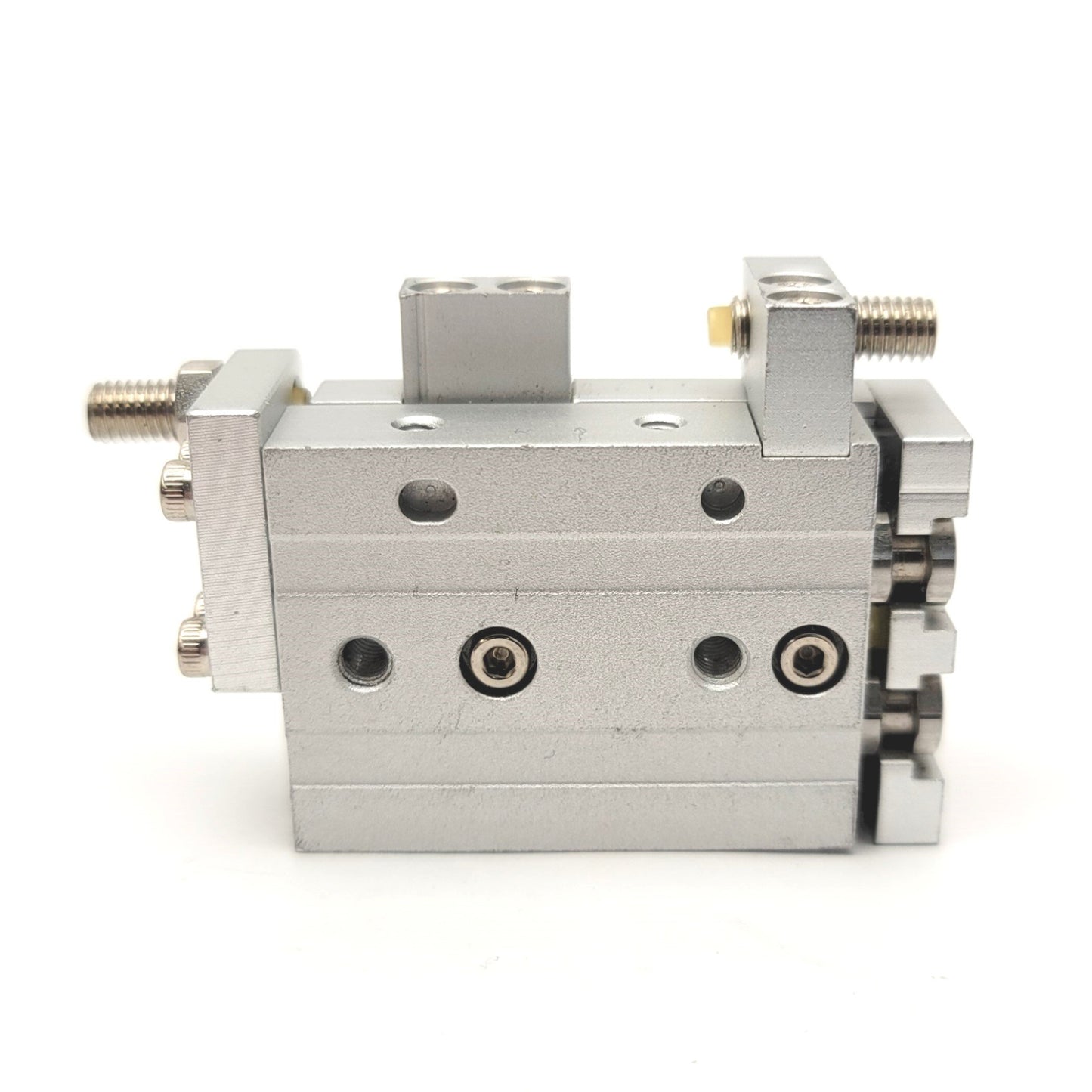 Used SMC MXS6-10A Pneumatic Linear Slide Table Bore: 6mm, Stroke: 12mm, 0.15-0.7MPa