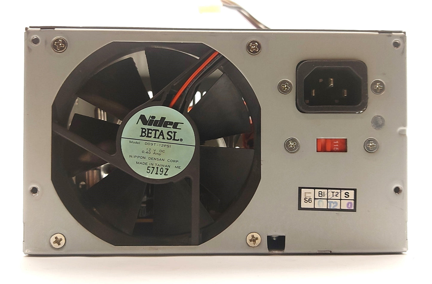 Used Compaq 213928-001 DeskPro Computer Power Supply 145W 3x Molex 1x FDD 115/230VAC