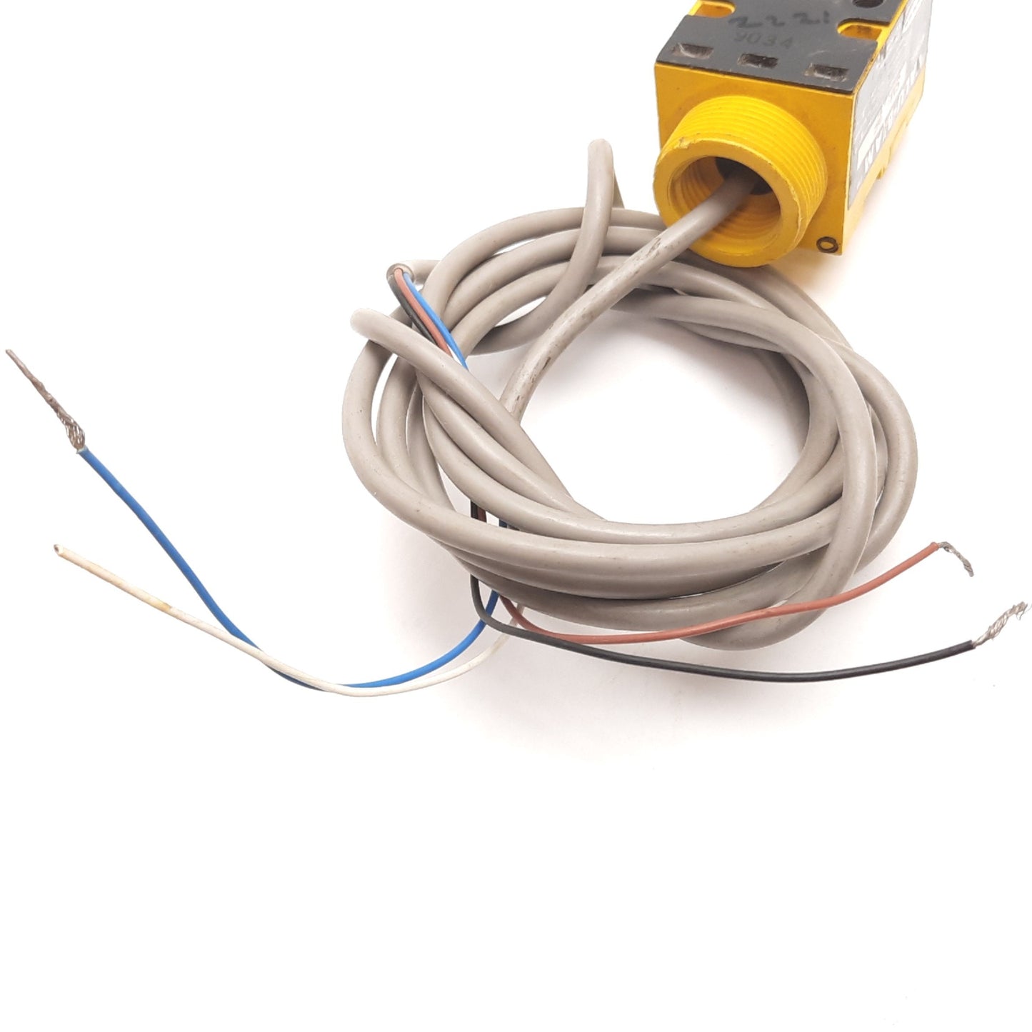 Used Banner SM912F Fiber Optic Sensor, Valu-Beam, 10-30VDC, Bipolar NPN PNP, 4-Wire