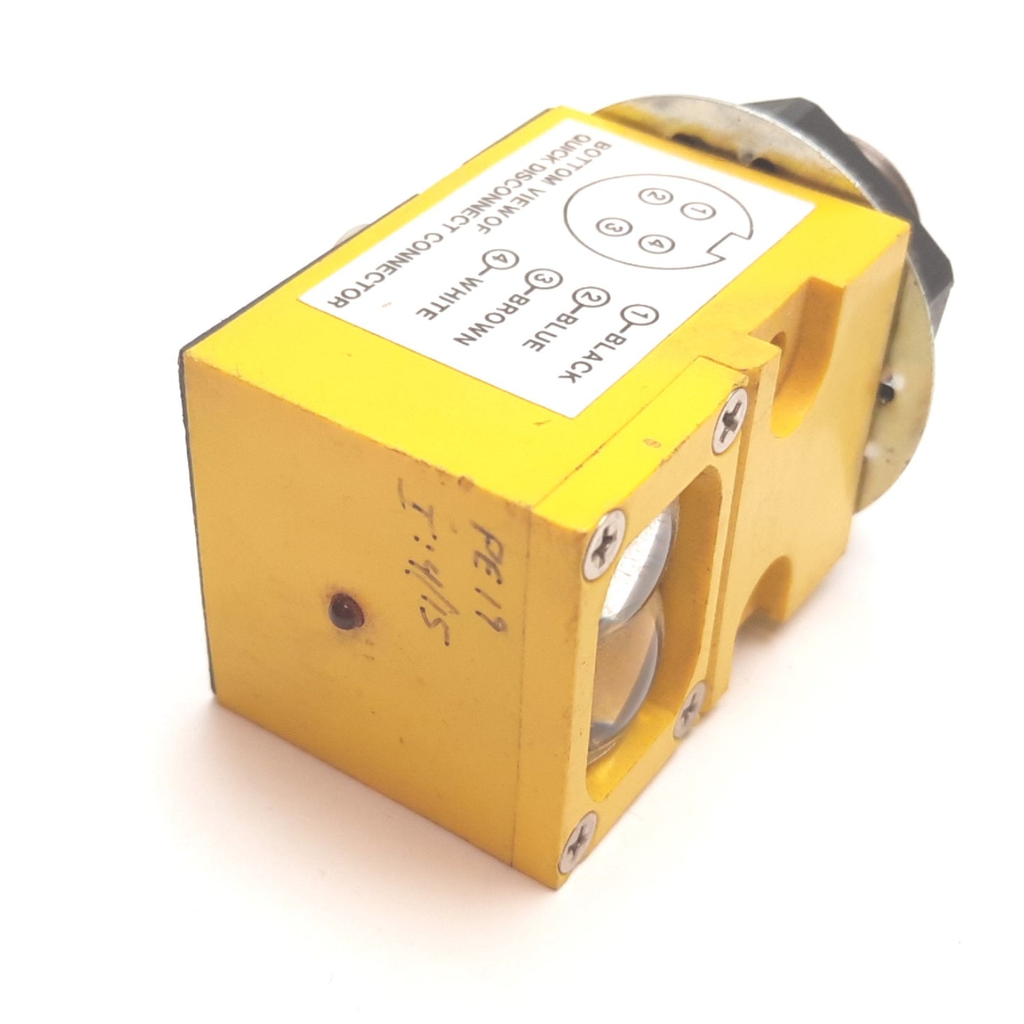 Used Banner SM912LVQD Valu-Beam Photoelectric Sensor, Retro, 9m, 10-30VDC, 4-Pin 7/8"