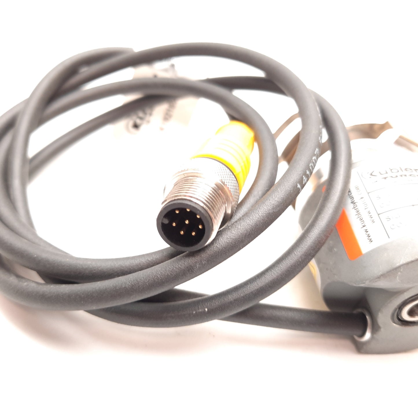 Used Turck Kubler T8.F3673.2221.B312 Rotary Encoder, Shaft: 1/4", 2221 Pulses