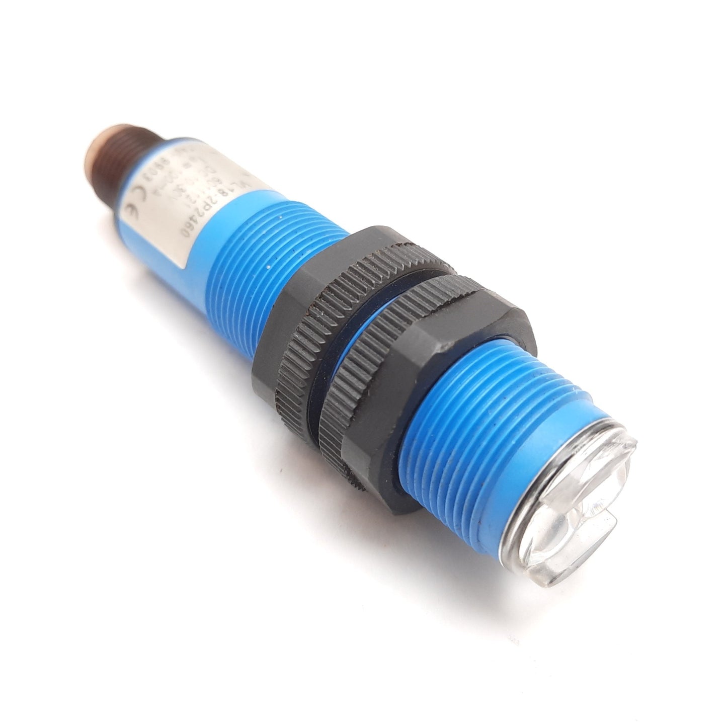 Used Sick VL18-2P2460 Photoelectric Sensor, 12m, 10-30VDC, PNP N/O, 4-Pin M12