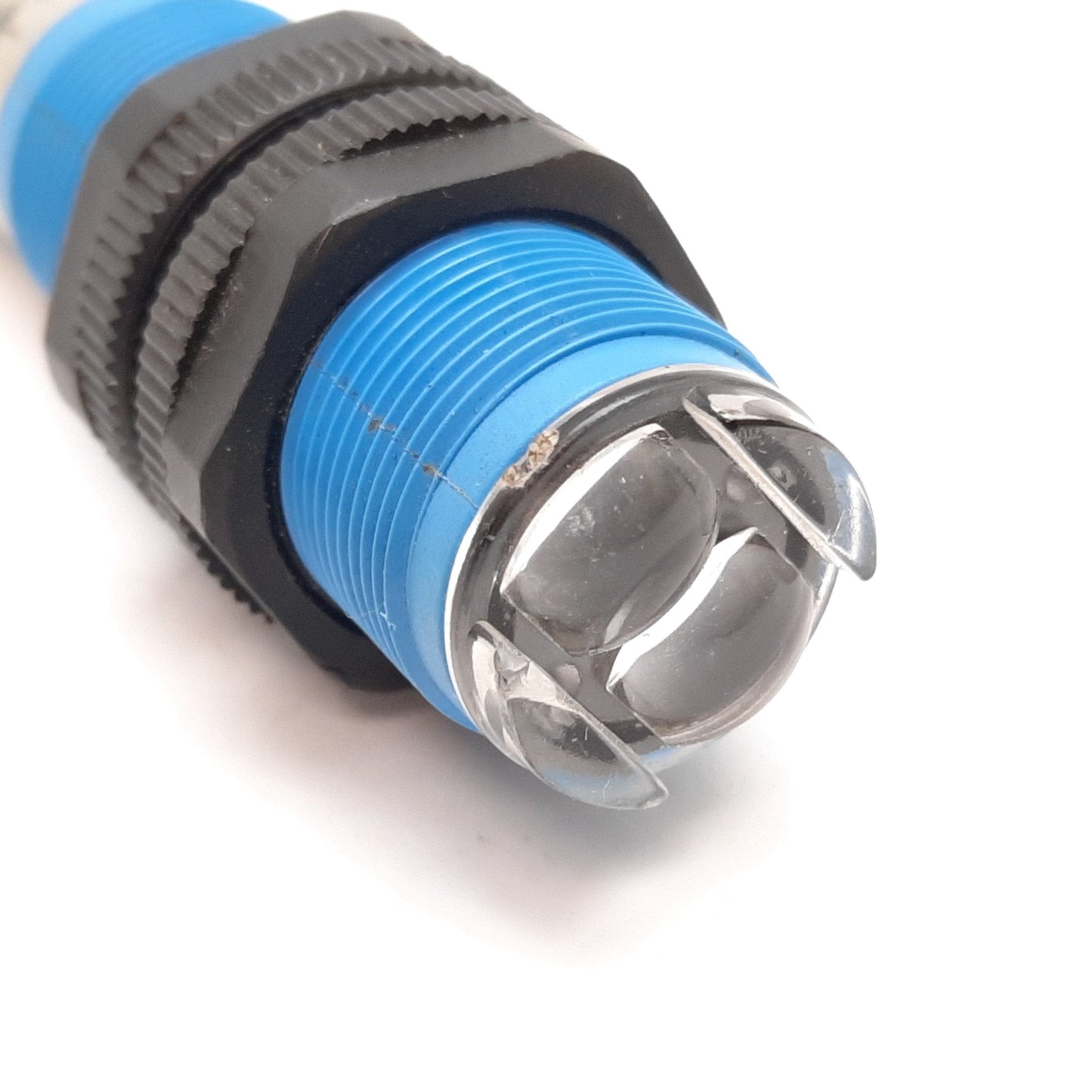 Used Sick VL18-2P2460 Photoelectric Sensor, 12m, 10-30VDC, PNP N/O, 4-Pin M12