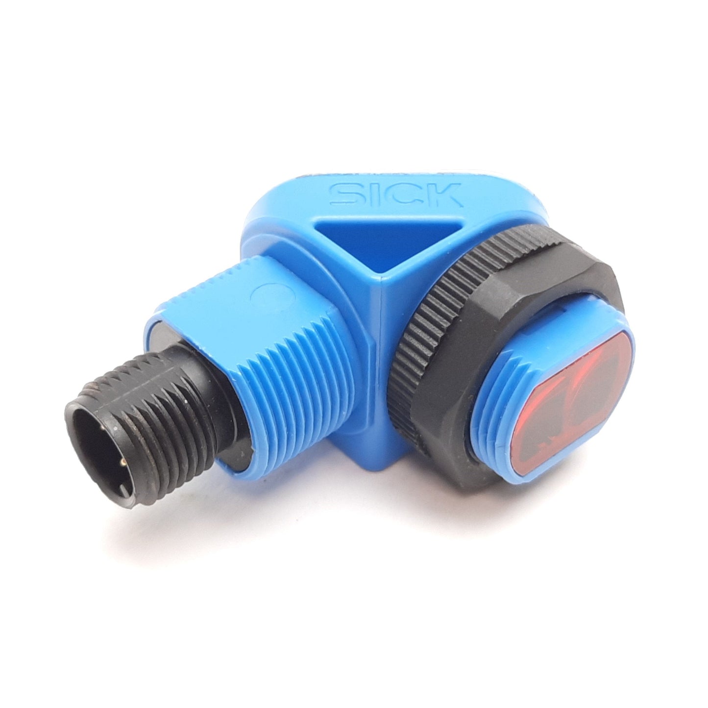 Used Sick ET3-F4228 Photoelectric Sensor, 100mm, 10-30VDC, PNP Output, 4-Pin M12