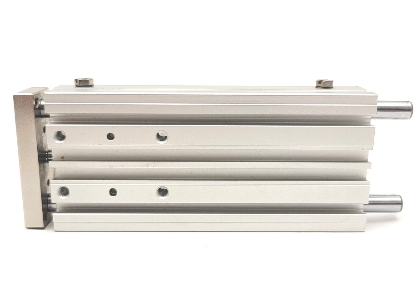 New – Open box SMC MGPM12-100 Compact Guided Cylinder Bore: 12mm, Stroke: 100mm, 0.12-1.0MPa