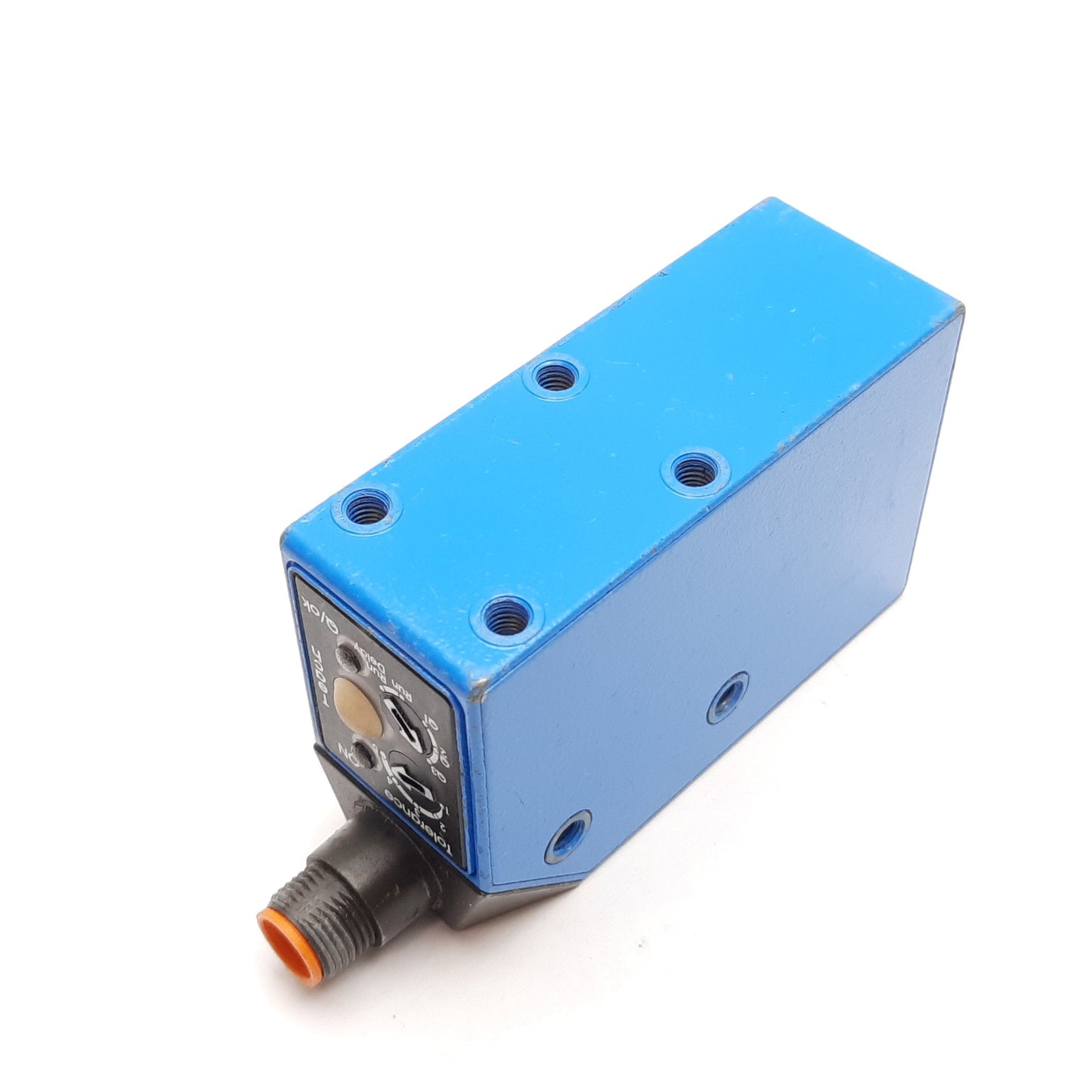 Used Sick CS3-P1132 Photoelectric Color Sensor, 12.5mm, 12-30VDC, PNP, 7-Pin M12