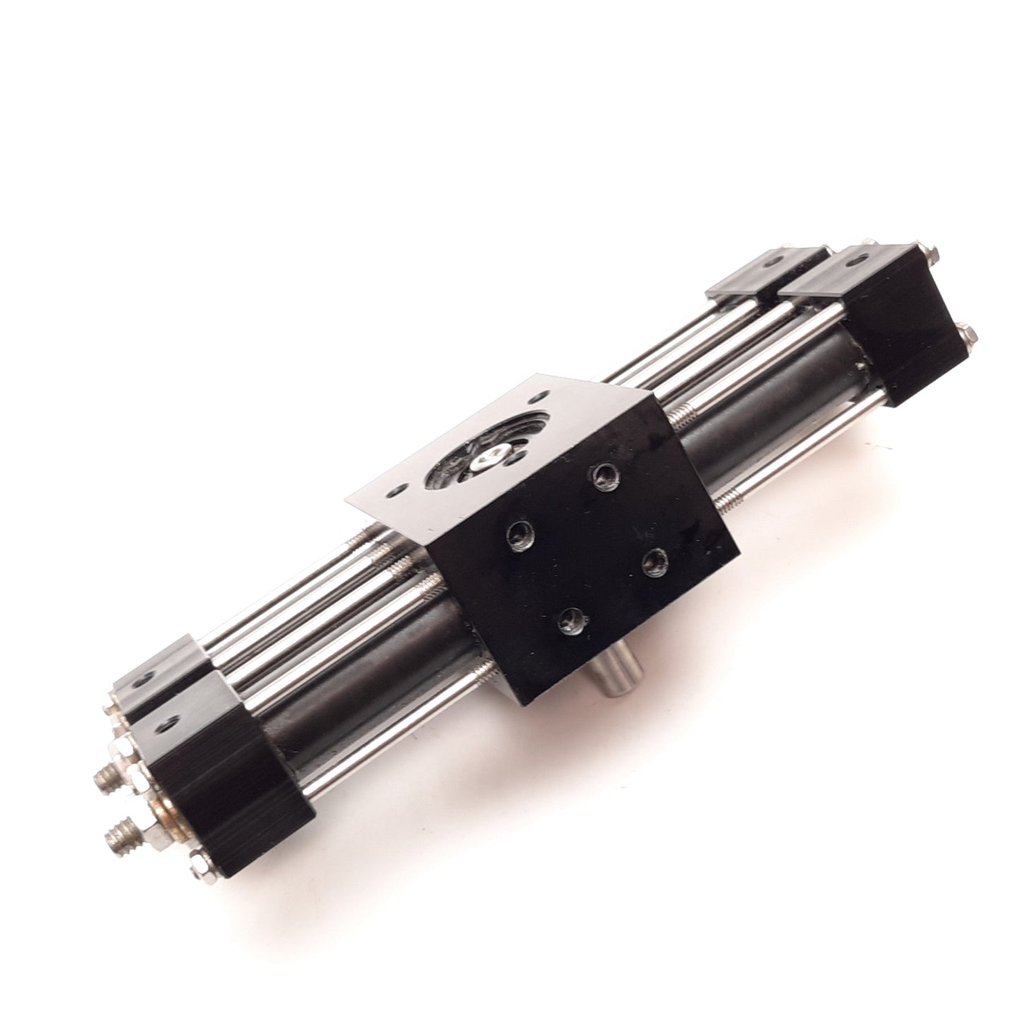 Used Rotomation A12-90-0-90-S37-3A-10.32-S Rotary Actuator, 180°, 3/8" Shaft