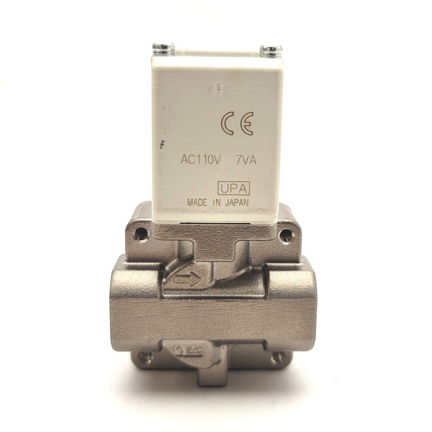 New – Open box SMC VXD232EJB Pilot Operated 2-Port Solenoid Valve 110VAC, 0.02-0.7MPa, 3/8"NPT