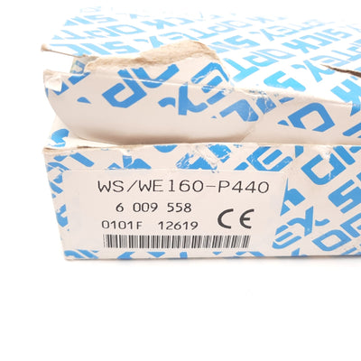 New Other Sick WS/WE160-P440 Photoelectric Sensor, 7m, 10-30VDC, PNP 100mA, 4-Pin M8