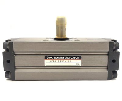 New Other SMC NCRA1BS50-180 Pneumatic Rotary Actuator Bore: 50mm, 180 Degree, 0.1-1MPa