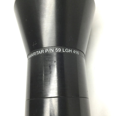 Used Melles Griot 59 LGH 416 + 59 LGG 925 Invaritar Telecentric Gauging Lens 0.16X
