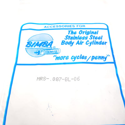 New Other Bimba MRS-.087-BL-06 Heavy Duty Band Reed Switch, Rating 24V 500mA, 7/8" Band