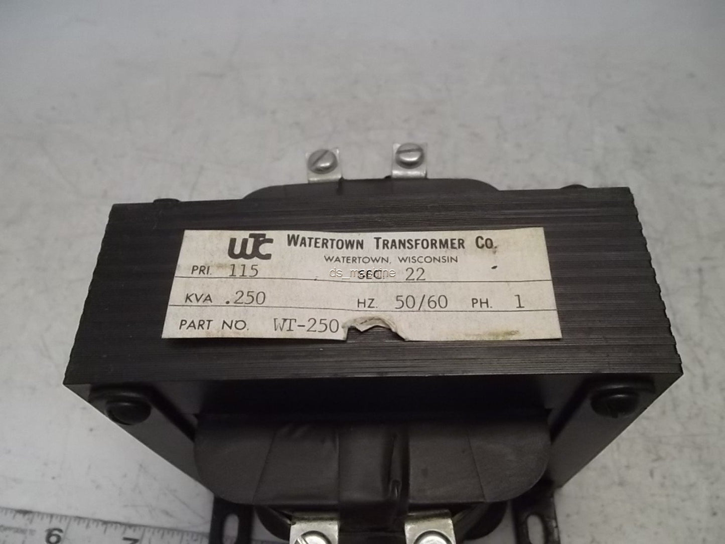 Used Watertown WT-250 Transformer 0.250KVA