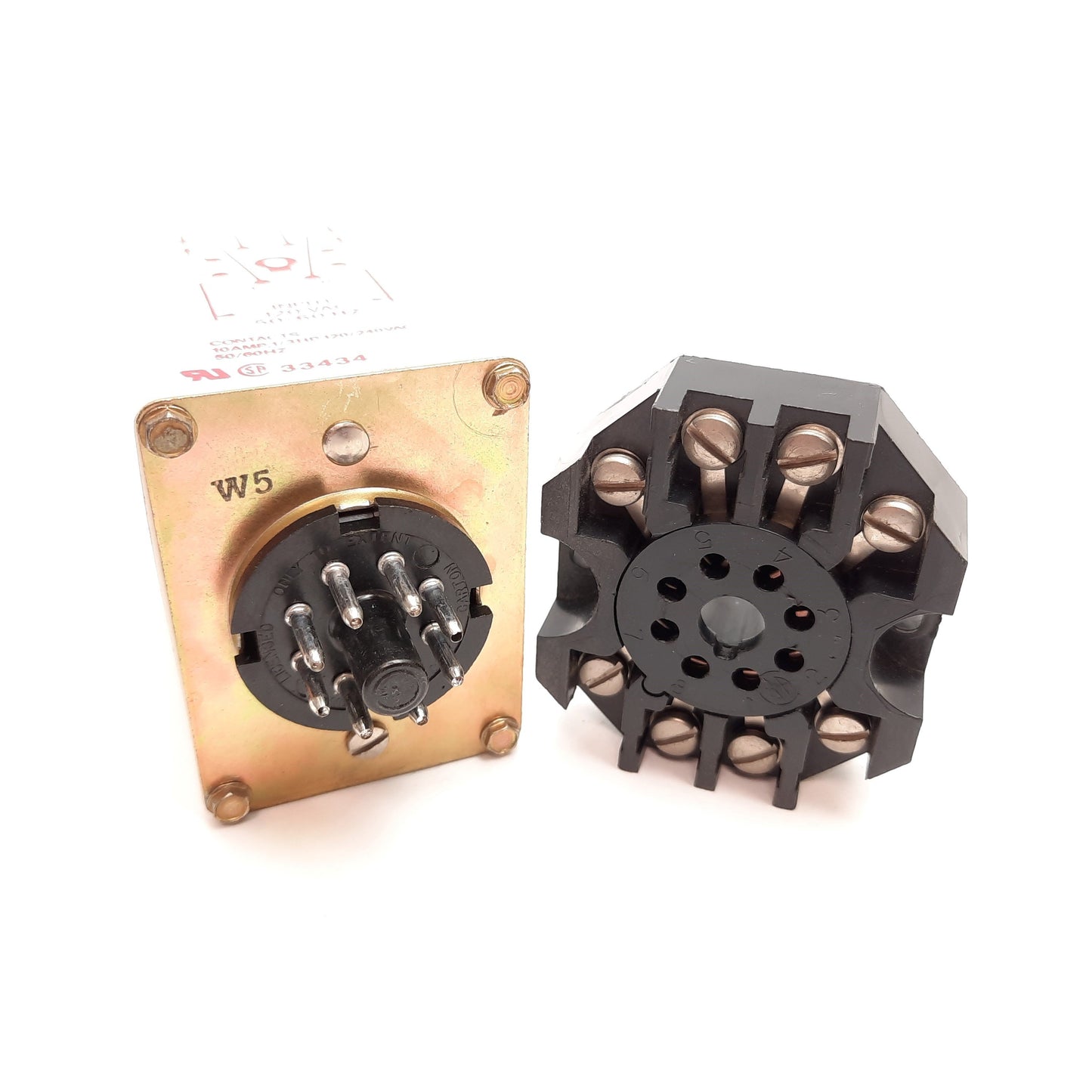 Used Dayton 5X828C Solid State Time Delay Relay, 0.1-10sec, In 120VAC, 10A 120/240VAC