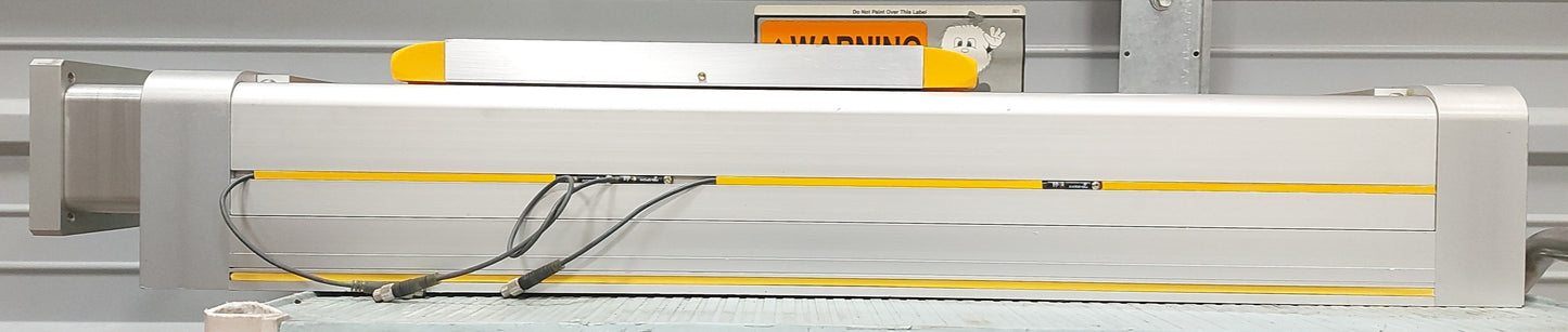 Used Parker HMRS24S320-0300 Linear Positioner, 300mm Travel, 32mm Lead, 115mm Motor