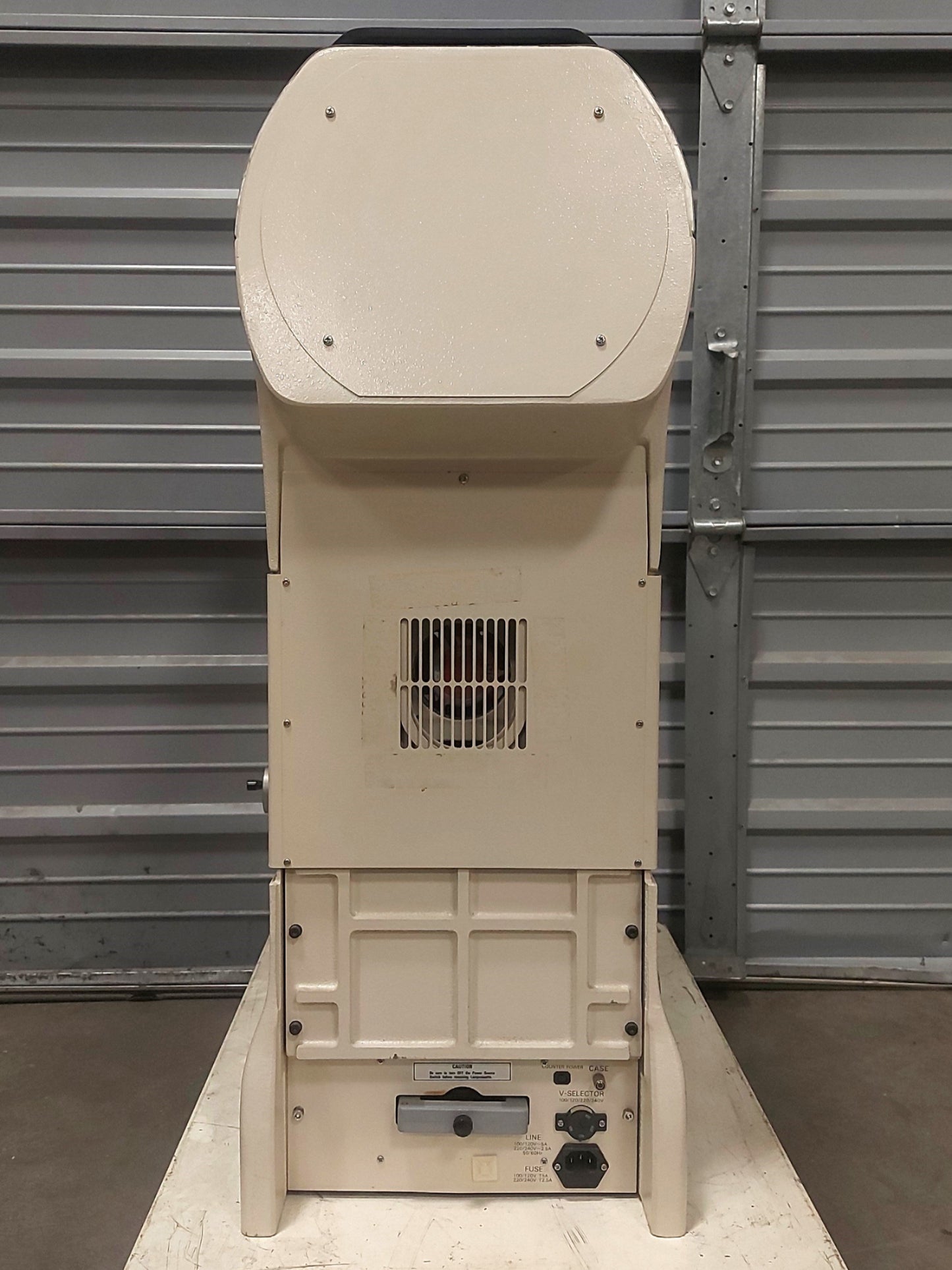 Used Nikon V-12A Optical Comparator 12" X:100 Y:50 Z:75mm Travel 120VAC *No Lenses*