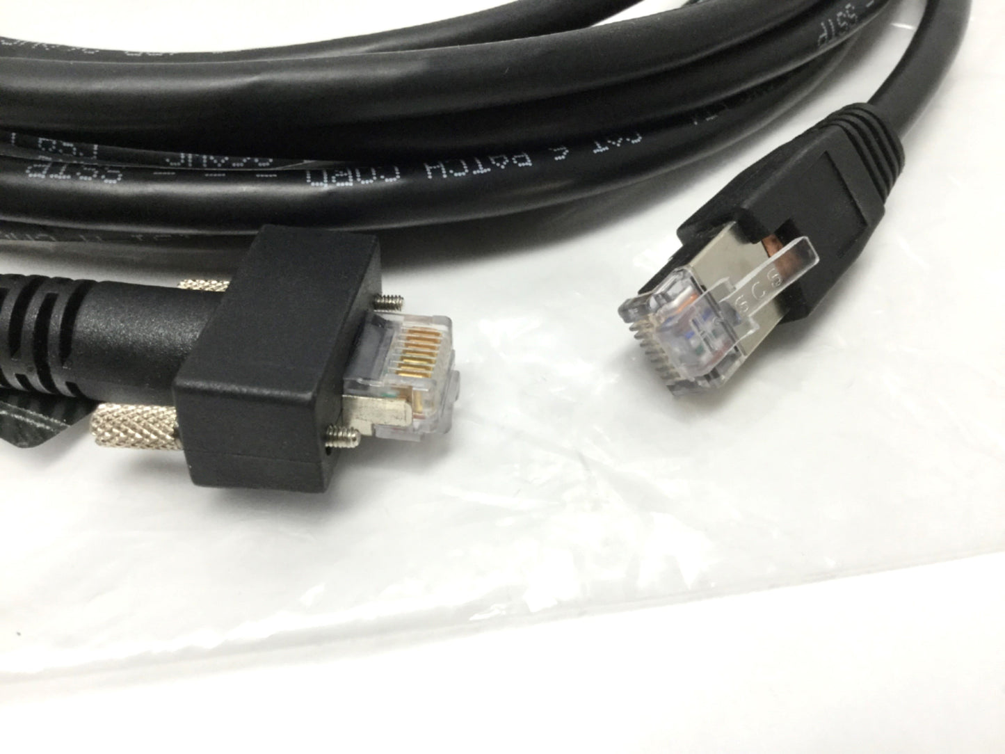 New CEI MV-1-1-3-5M GigE Machine Vision Gigabit Ethernet Camera Cable CAT6 RJ45, 5m