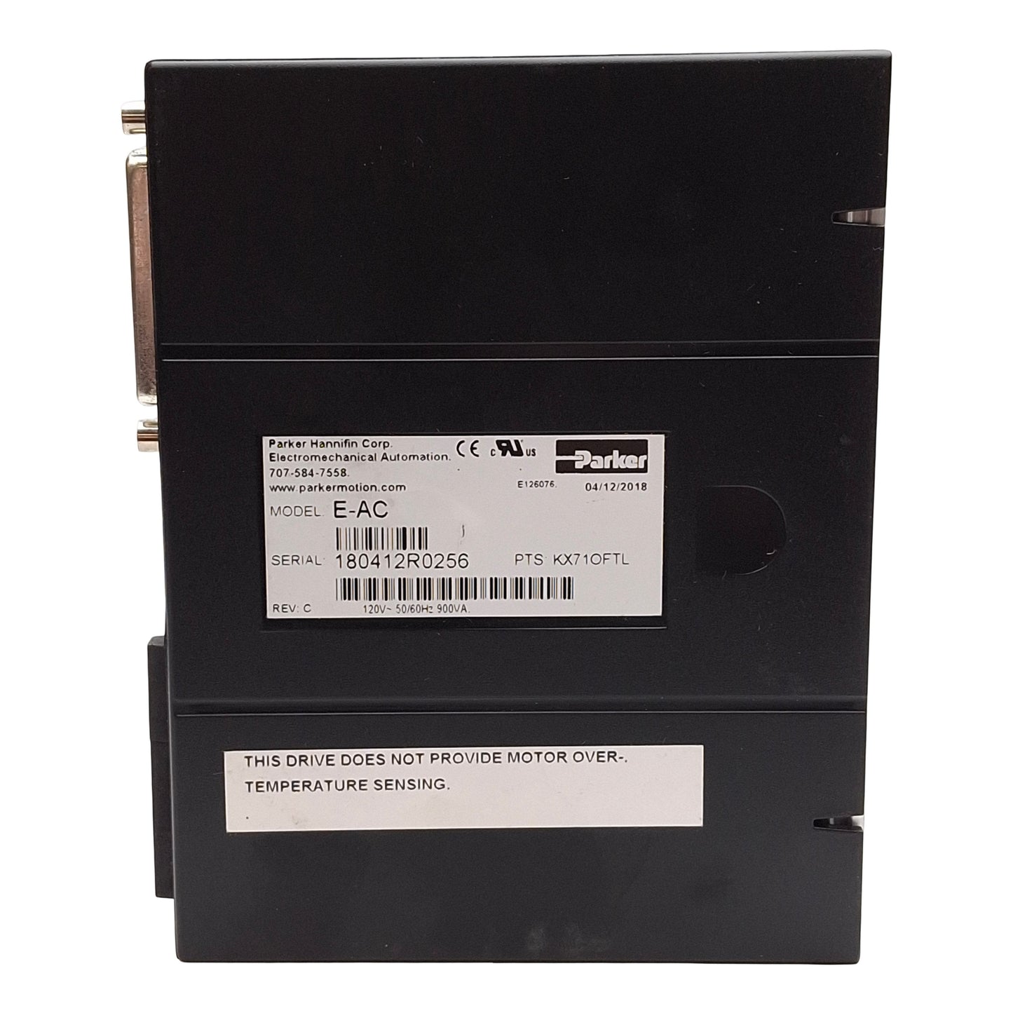 Used Parker E-AC Compumotor Stepper Drive 2-Phase .2-3.5A 50,800PPR ±5arcmin 120VAC