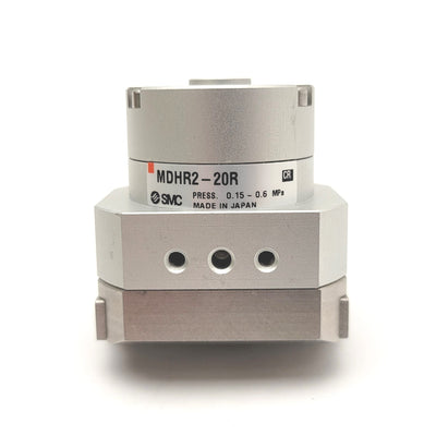 New Other SMC MDHR2-20R Rotary Actuated Pneumatic 2-Finger Gripper, 12mm Stroke, 35N Force