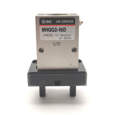 New Other SMC MHQG2-16D High Rigidity 2-Jaw Parallel Gripper Stroke: 6mm Bore: 16mm 0.6MPa