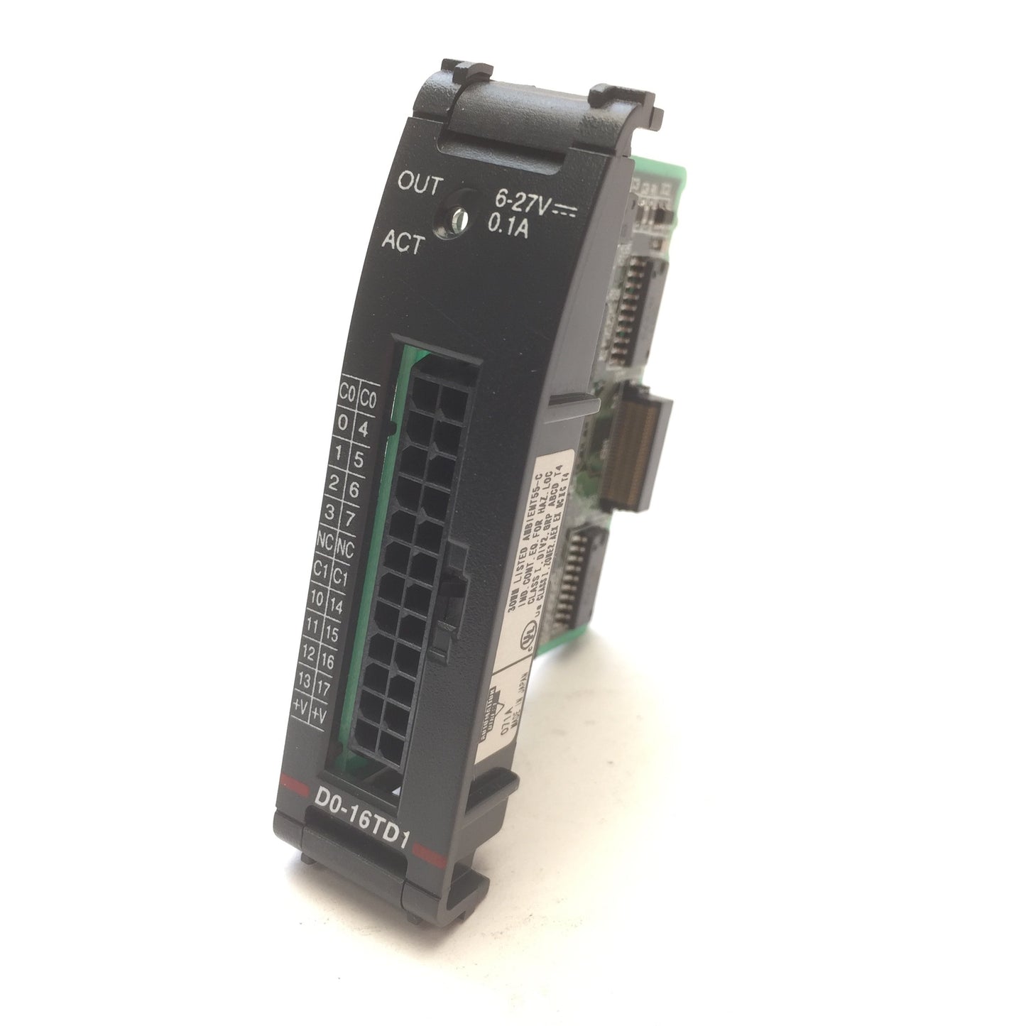 Used Automation Direct D0-16TD1 DirectLogic Discrete Output Module, 16-Point, 24VDC