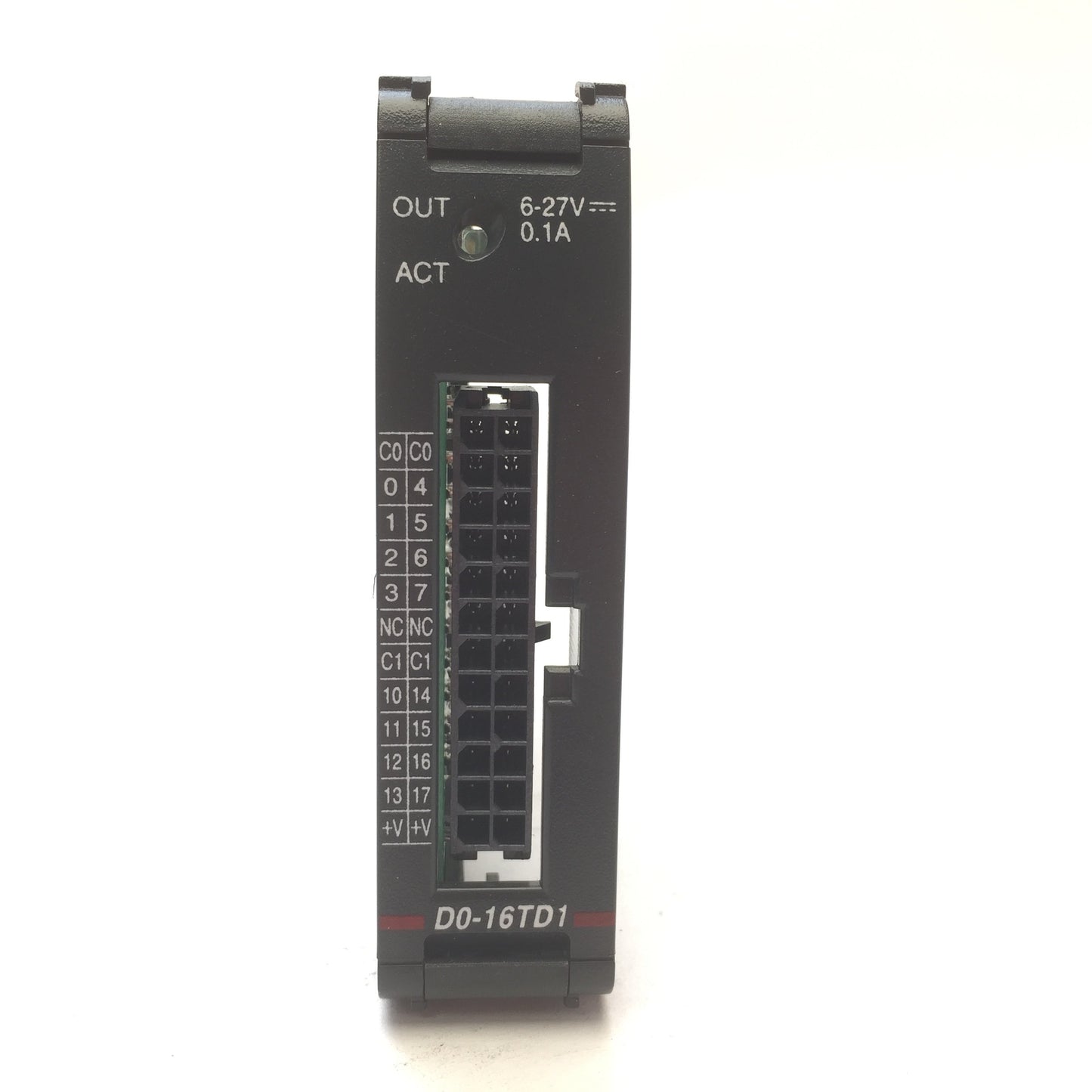 Used Automation Direct D0-16TD1 DirectLogic Discrete Output Module, 16-Point, 24VDC
