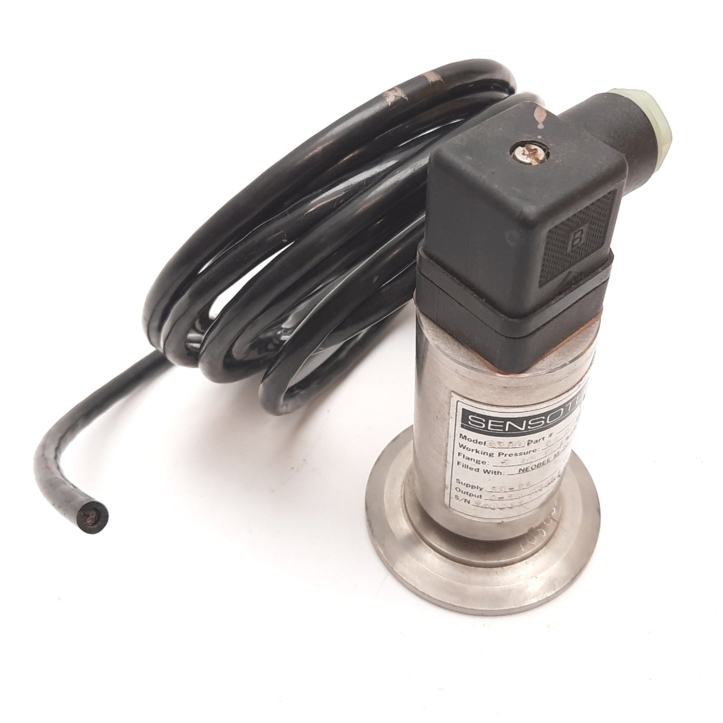 Used Honeywell CP101 060-9406-01 Sensor, 50PSIA, Flanges: 2 In Tri-Clover, 13-32VDC