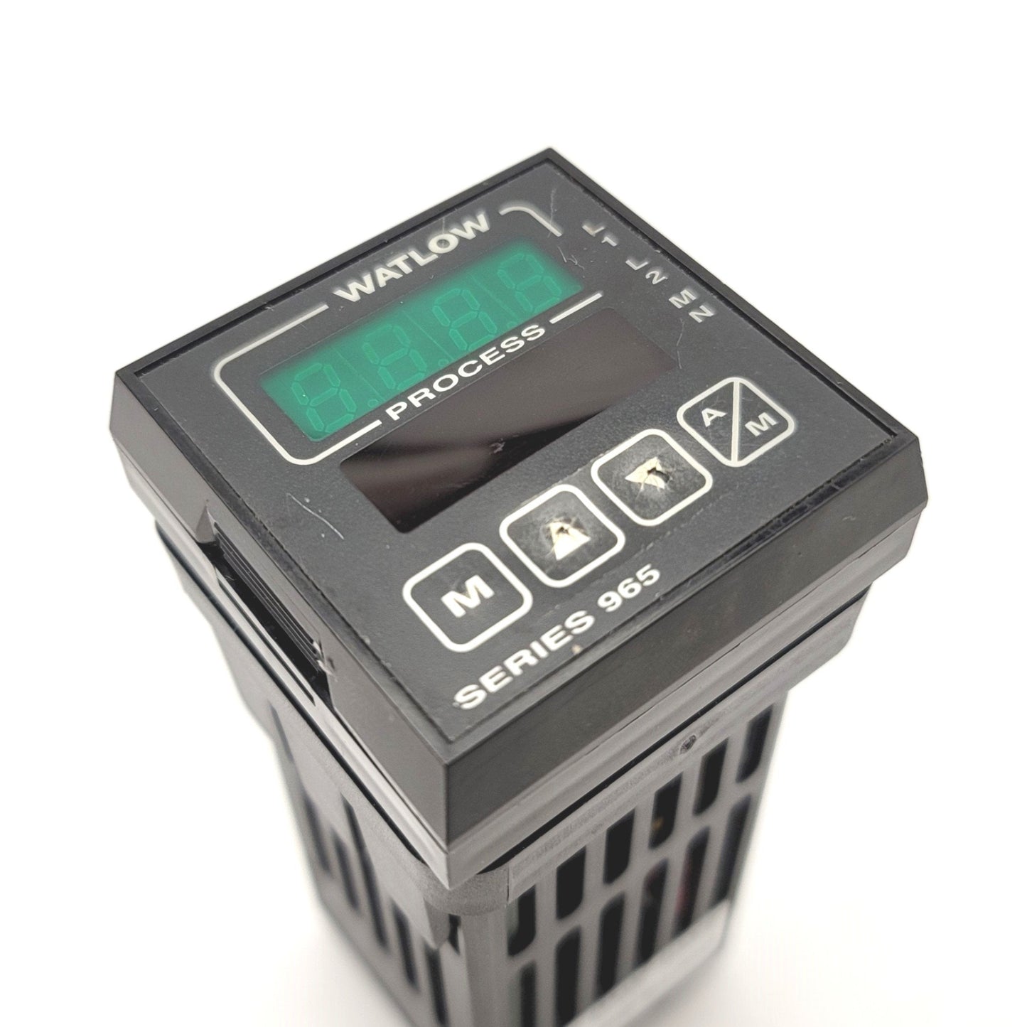 Used Watlow 965A-3CA0-00GR Temperature Controller 100-240VAC, 4-20mA, 0-5VDC, TC, RTD