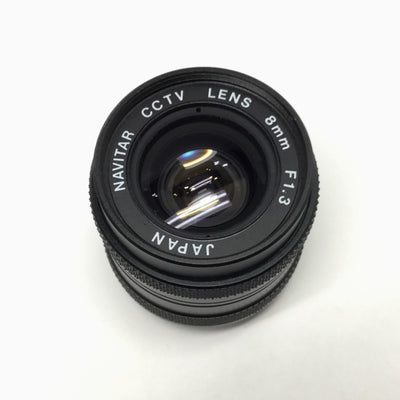 Used Navitar DO-813 CCTV Machine Vision 2/3" Format Camera Lens 8mm f/1.3-C, C-Mount