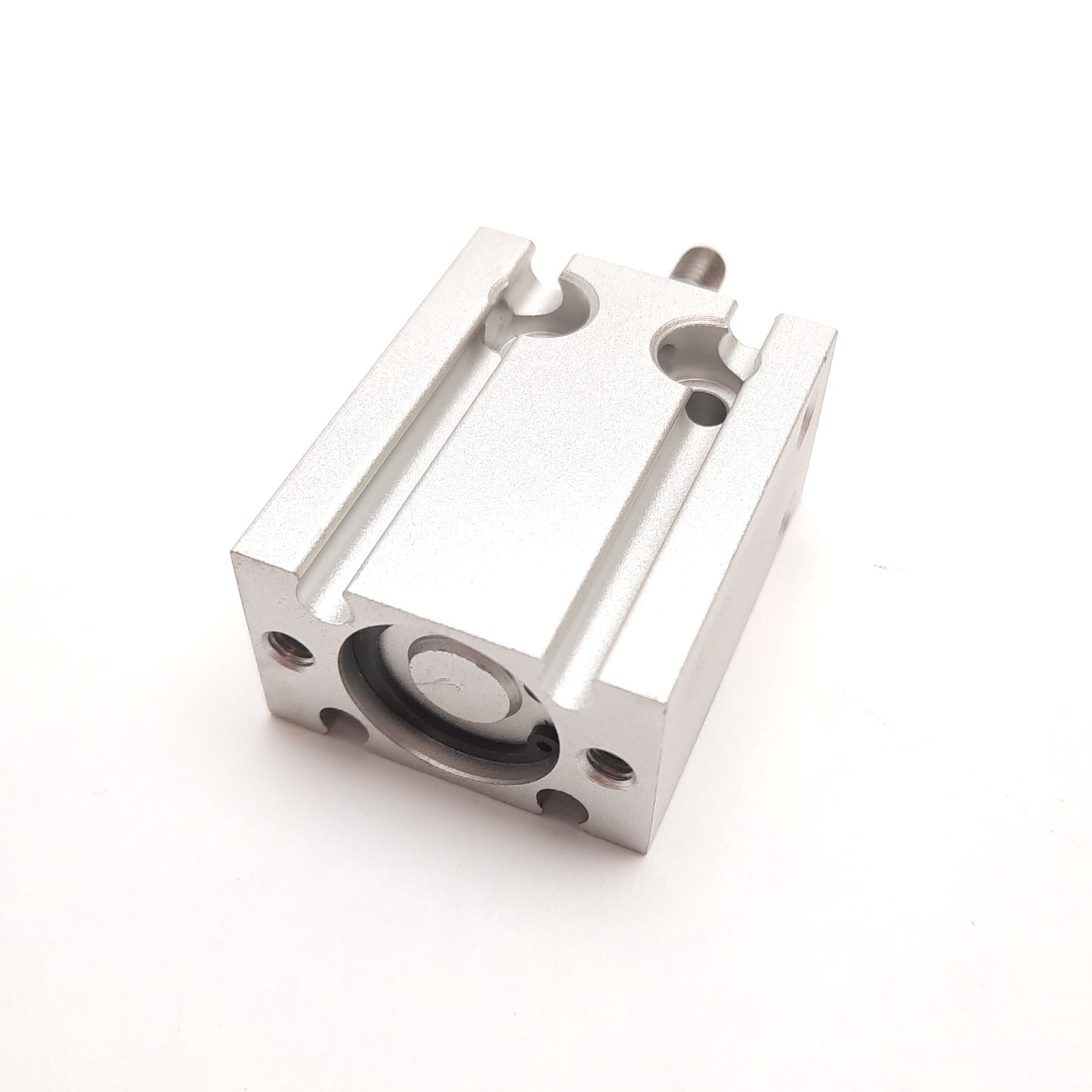 New SMC CU16-10D Pneumatic Cylinder, Bore: 16mm, Stroke: 10mm, 0.1-0.7MPa, M5x0.8