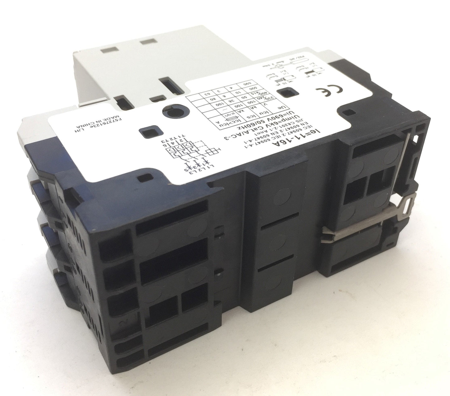 Used Fuji Electric BM3RHB-016 Manual Rotary Motor Starter, 3-NO, 10HP, 16A 600VAC