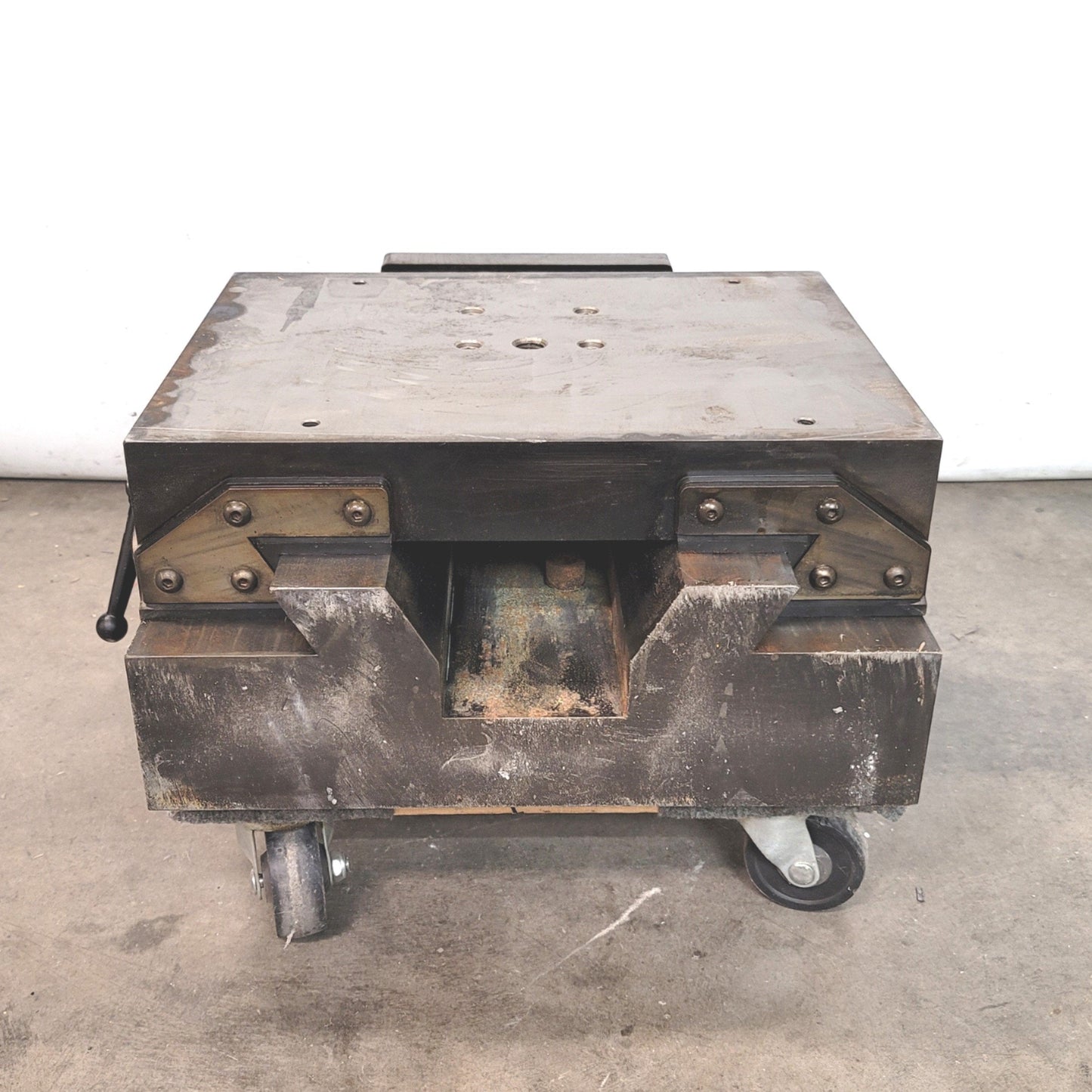 Used SKF SSK Heavy Duty Dovetail Manual Linear Positioner 12" x 16" Table 2" Travel