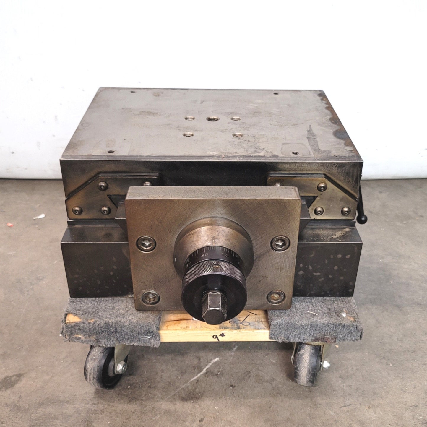 Used SKF SSK Heavy Duty Dovetail Manual Linear Positioner 12" x 16" Table 2" Travel