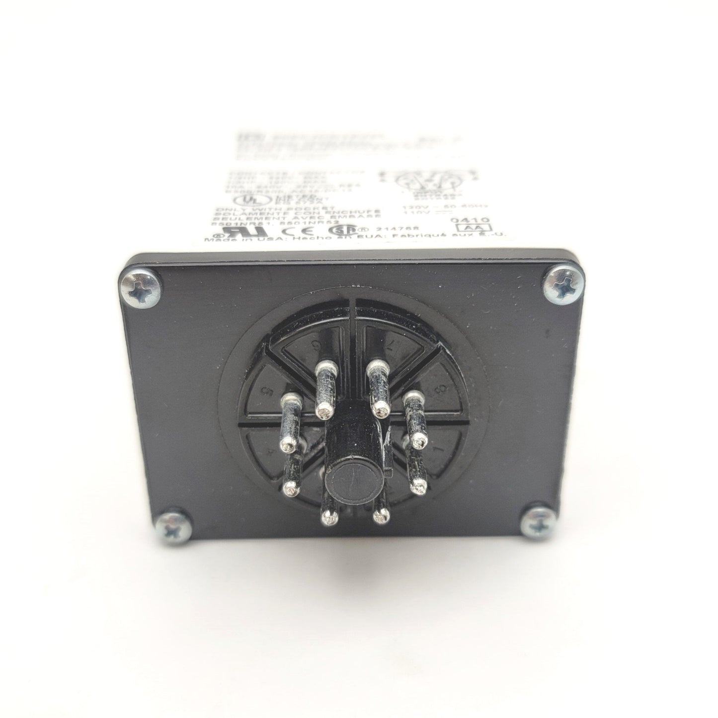Used Square D 9050JCK12V20 Electrical Timing Relay On Delay 0.3-30sec 10A 240VAC