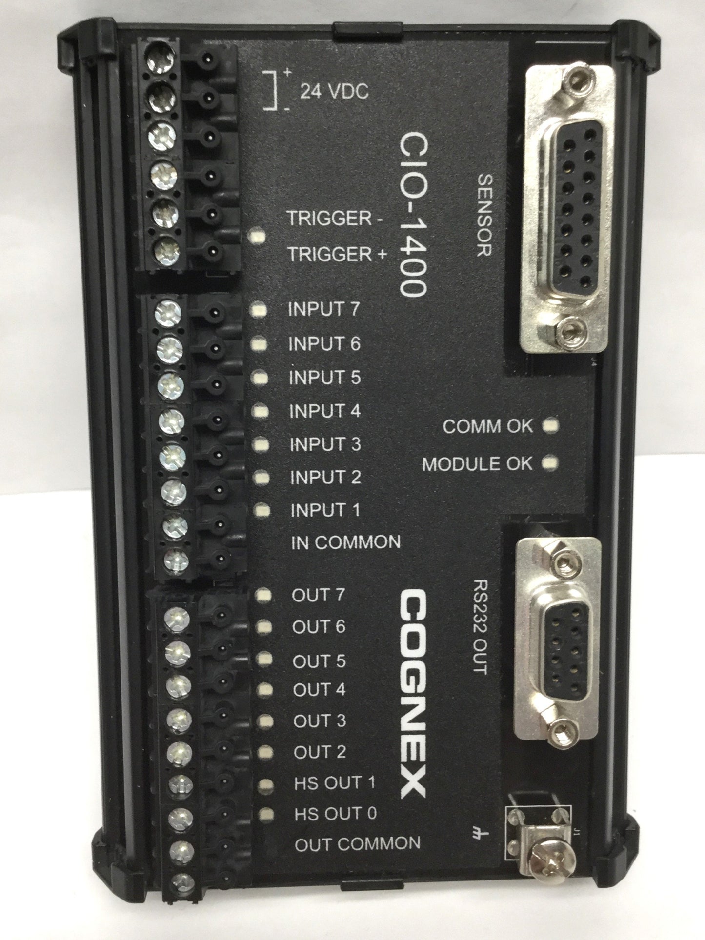 Used Cognex CIO-1400 In-Sight Camera Vision Sensor I/O Expansion Module RS232C 24VDC