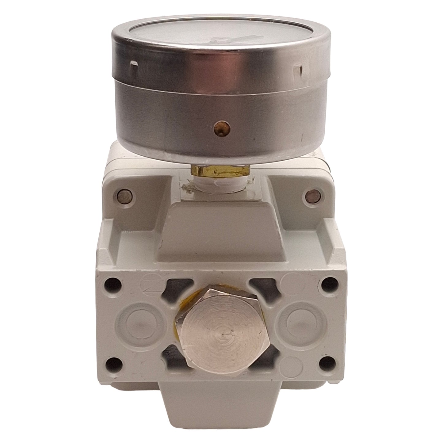 Used SMC IR2020-N02 Precision Modular Pressure Regulator, 0.7-120psi Output, 1/4" NPT