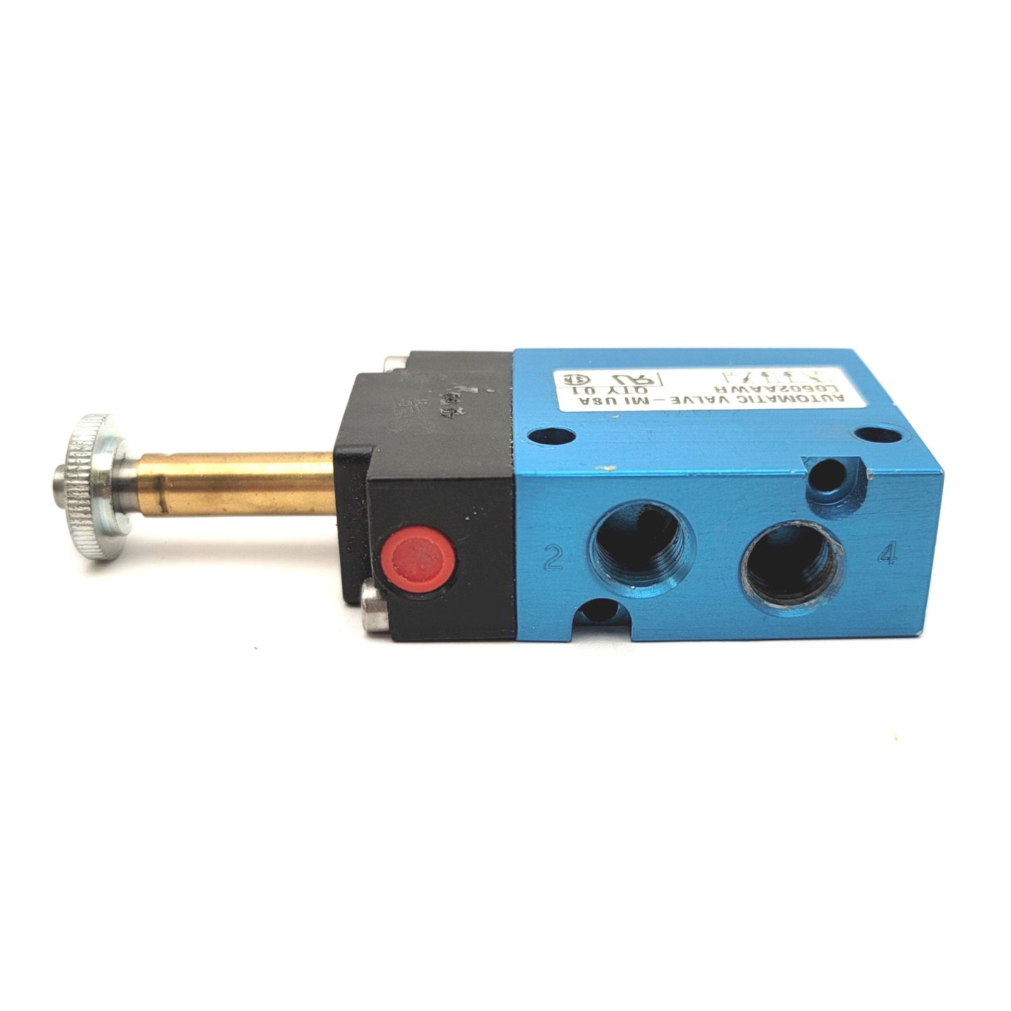 Used Automatic Valve L0502AAWR Compact Spool Valve 5-Port 2-Position, 1/8"NPT