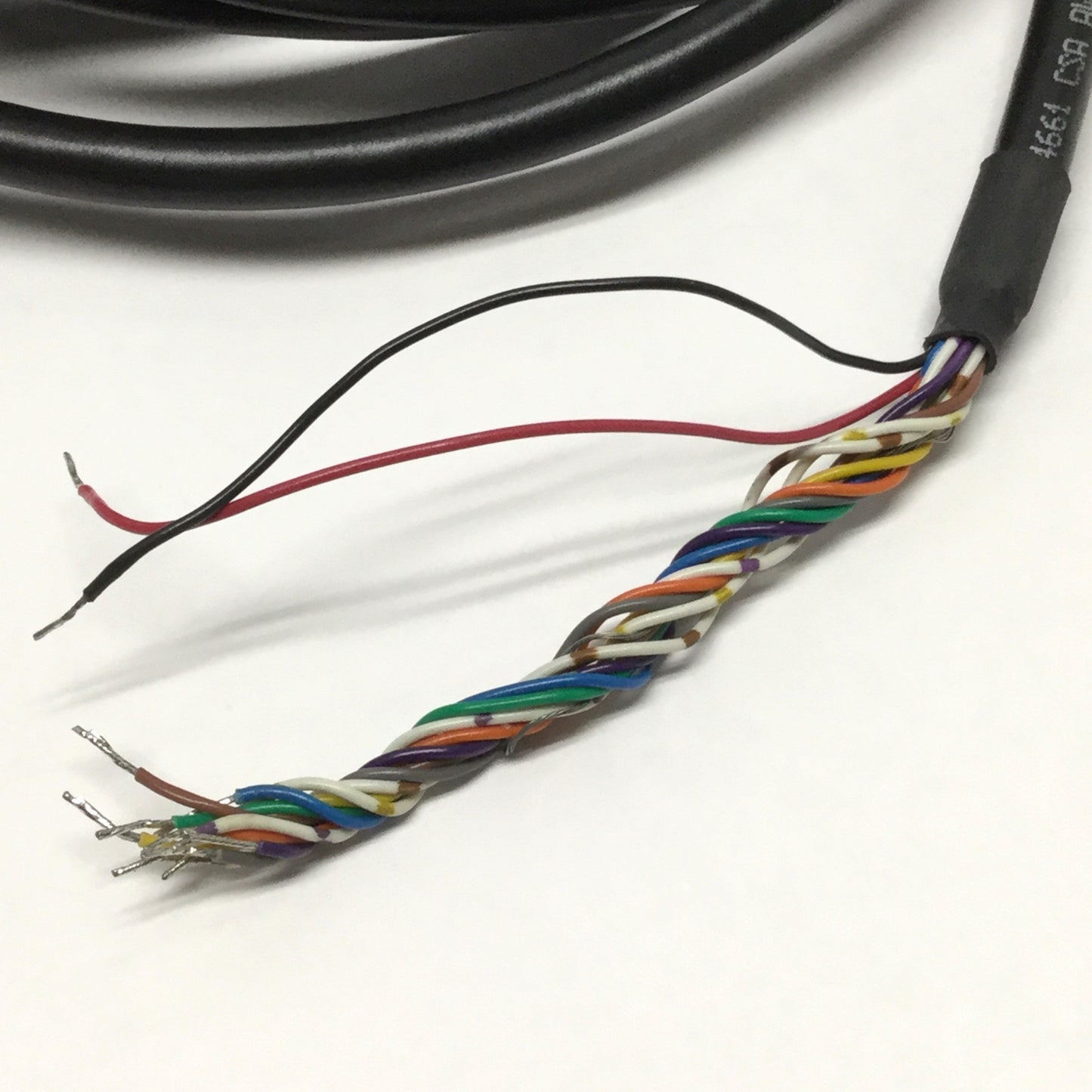 Used Cognex C3G-CBL-001 Power & I/O Breakout Cable for Checker 3G/4G Vision Sensor 5m
