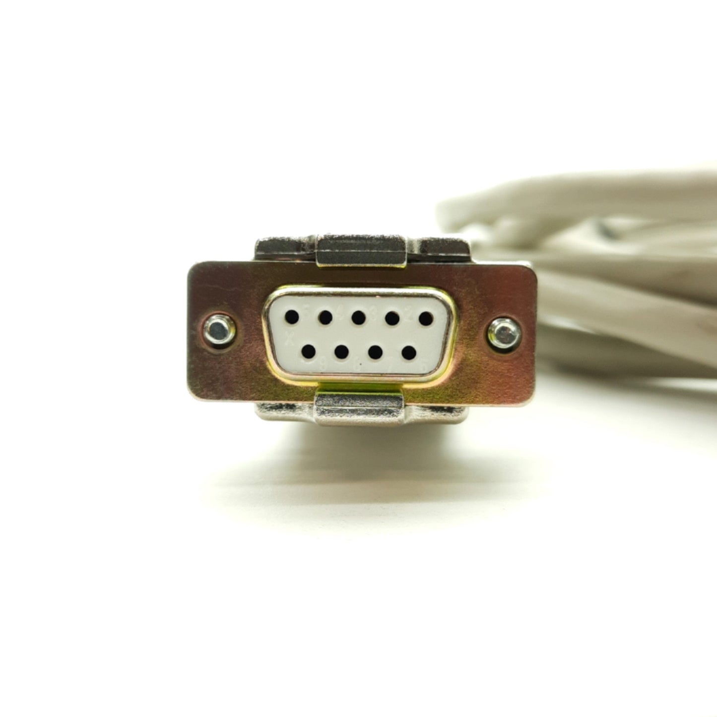 Used Maple Systems 7446-0040-12 HMI Communication Cable, DB9 Female to RJ45, 12' Long