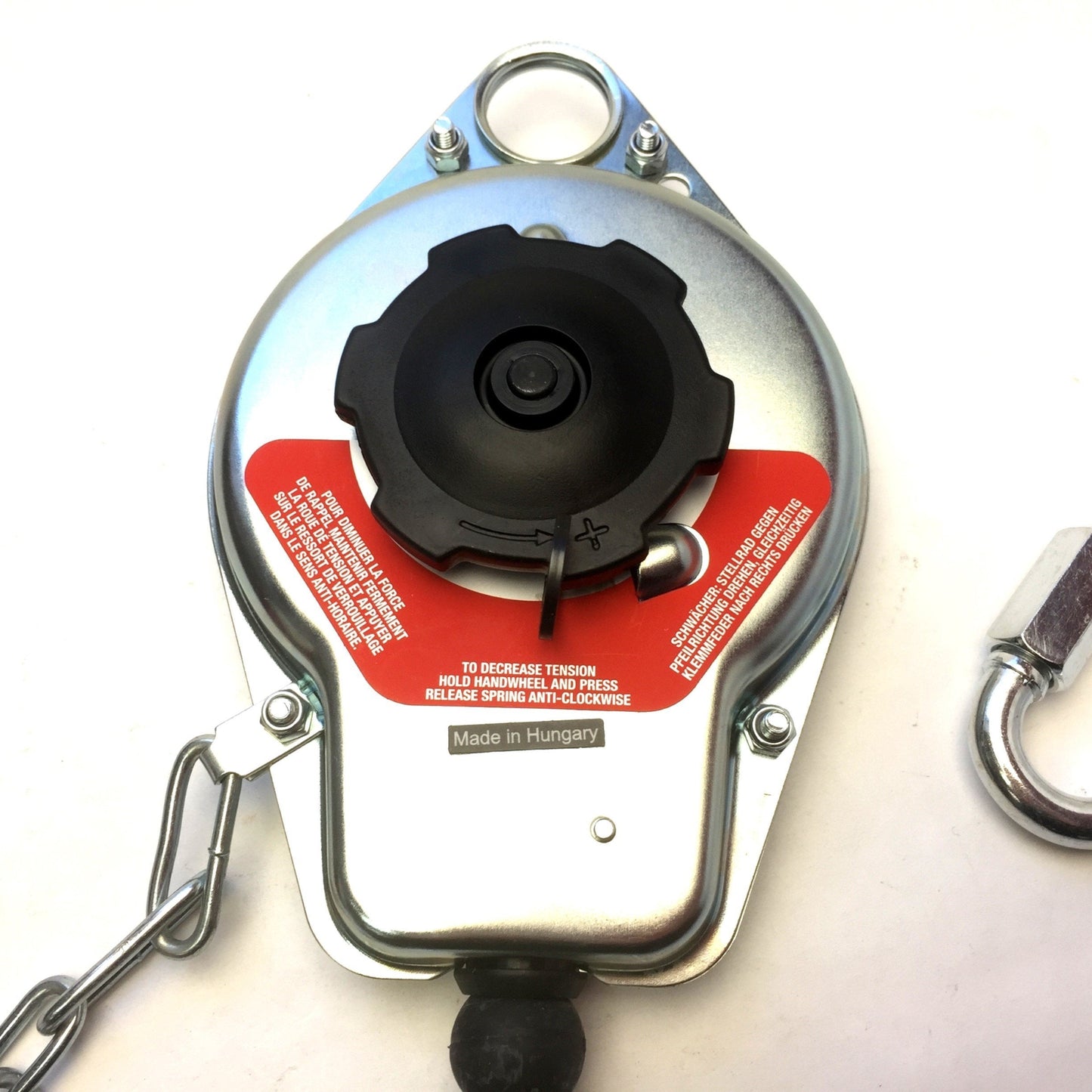 New Desoutter 4DU Spring Balancer 1-2 KG Retractor Cable Travel 1.5 m, Support Chain