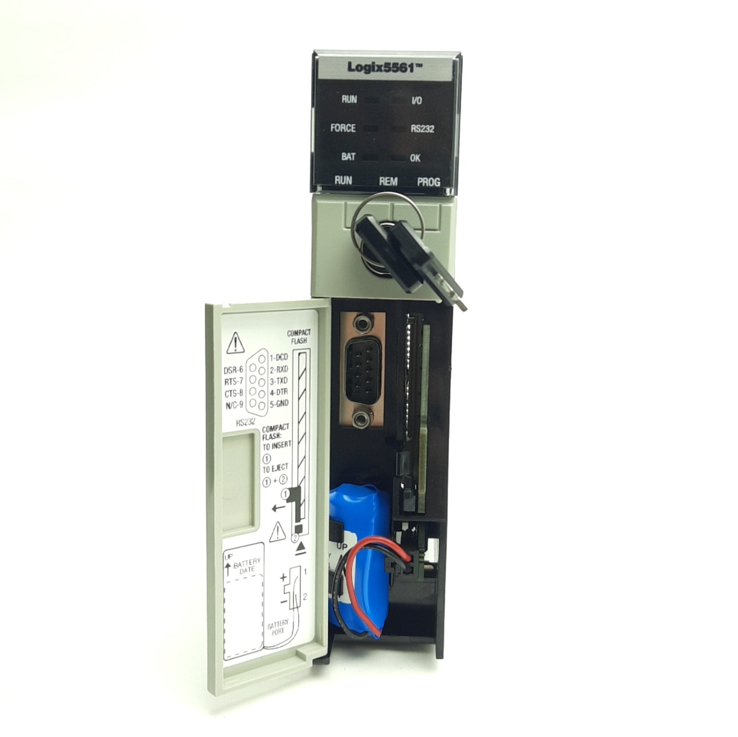 Used Allen Bradley 1756-L61 ControlLogix 5561 CPU Processor Module, With Key